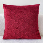 Coastal Velvet Shell Cushion Cover — alternate angle view