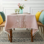 Blossom Weave Elegance Tablecloth — main product photo