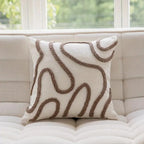 Serene Flow Cushion Cover — alternate angle view