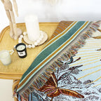 Boho Sun Tapestry Blanket — alternate angle view