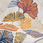 Absorbent Ginkgo Leaf Bath Towel — product detail view