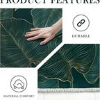 Gold Linear Leaf Door Mat — product feature detail