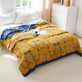 Exquisite Dianthus Flower Reversible Blanket — main product photo