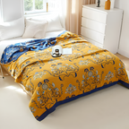 Exquisite Dianthus Flower Reversible Blanket — main product photo