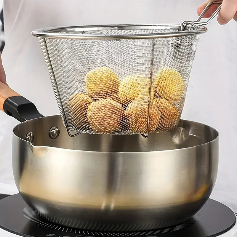 Strain Well All-Purpose Mesh Colander — product close-up