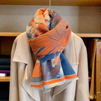 Floral Jacquard Scarf — view 7