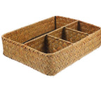 Nature Nest Rattan Organiser — alternate angle view