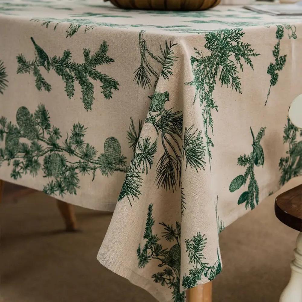 Pine Grove Cotton Dining Cloth — product close-up