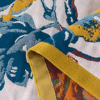 Nature’s Embrace Floral Bath Towel — product close-up
