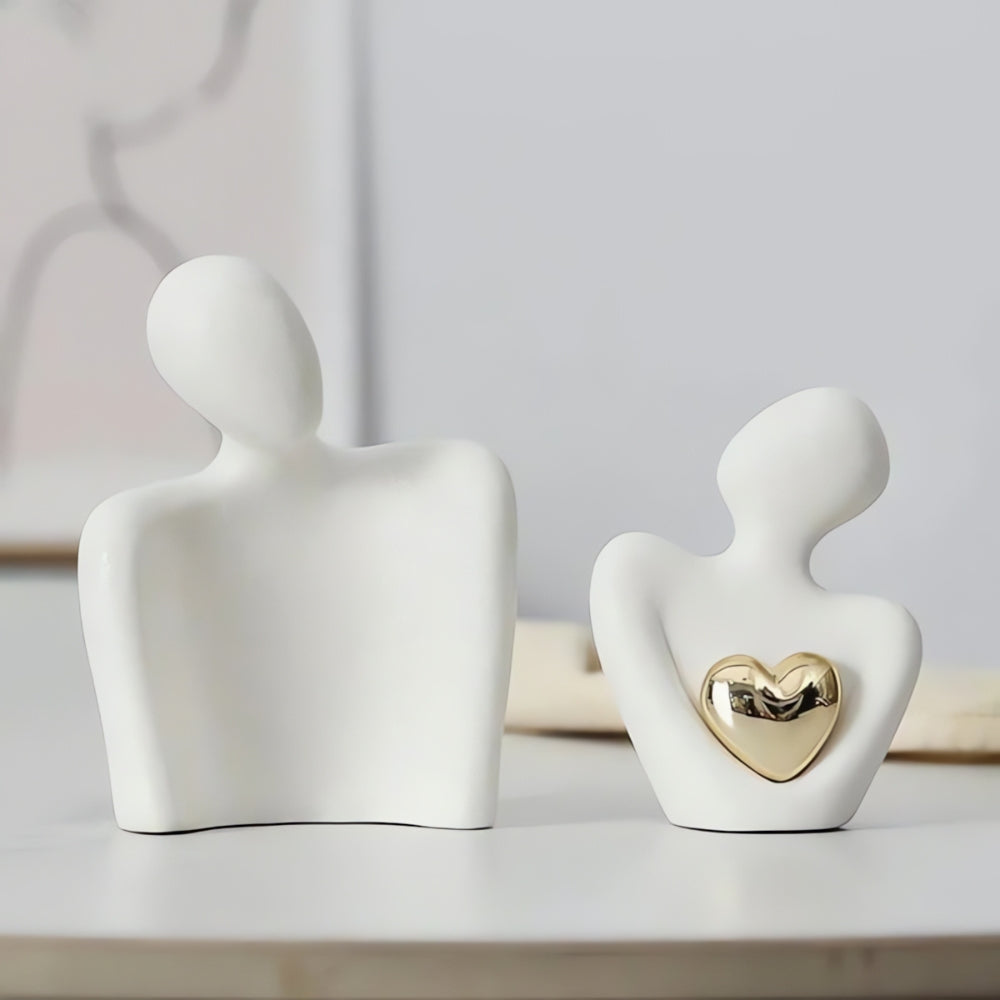 Abstract Lovers Sentimental Figurine — size and scale reference