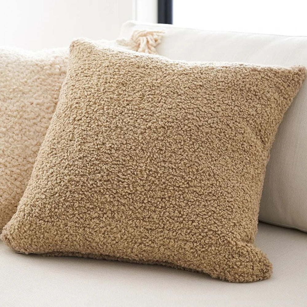 Boucle Handwoven Cushion Cover — product detail view