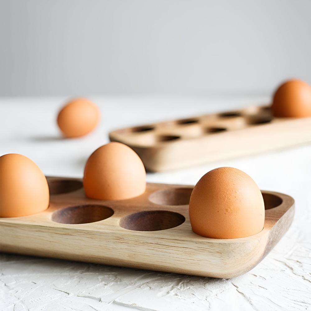 Wooden Egg Tray — product detail view