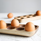 Wooden Egg Tray — product detail view