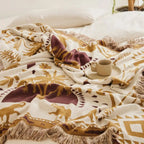 Azura Boho Geometric Knit Blanket — additional view