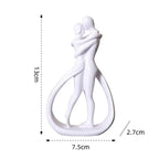 Embrace Resin Couple Sculpture — additional view