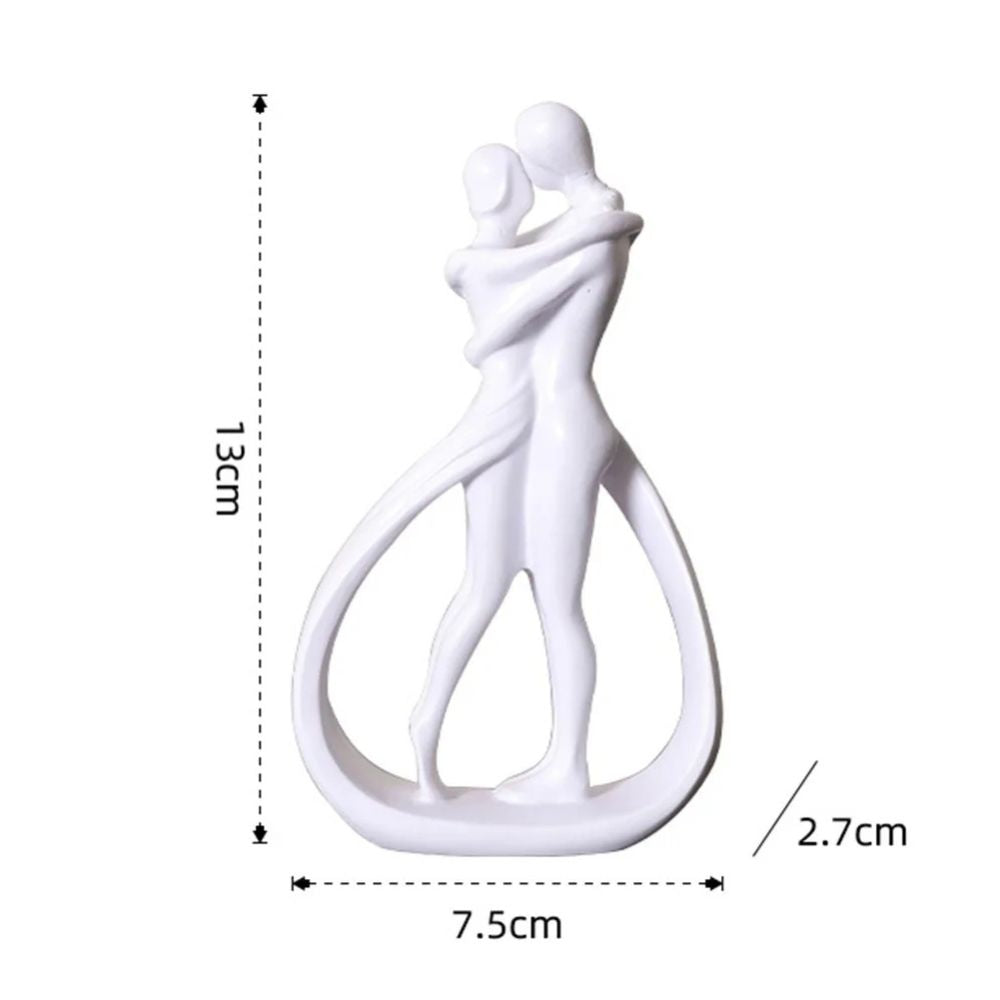 Embrace Resin Couple Sculpture — additional view