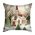 Christmas Cardinal Cushion Cover — lifestyle shot