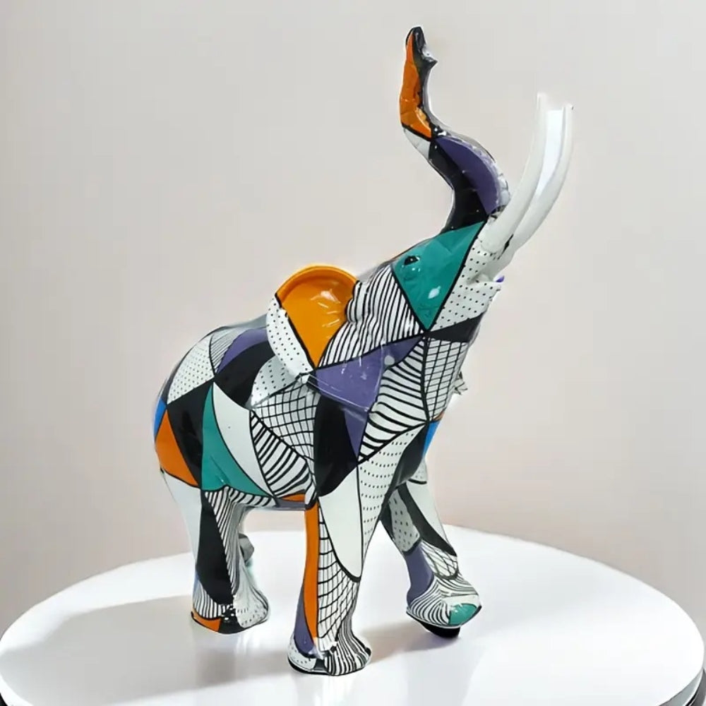 Luxury Abstract Elephant Figurine — product in use