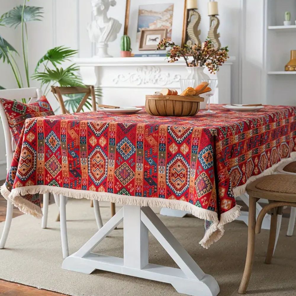 Oasis Dunes Boho Tablecloth — main product photo