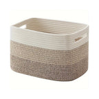Woven Cotton Rope Storage Basket — additional view