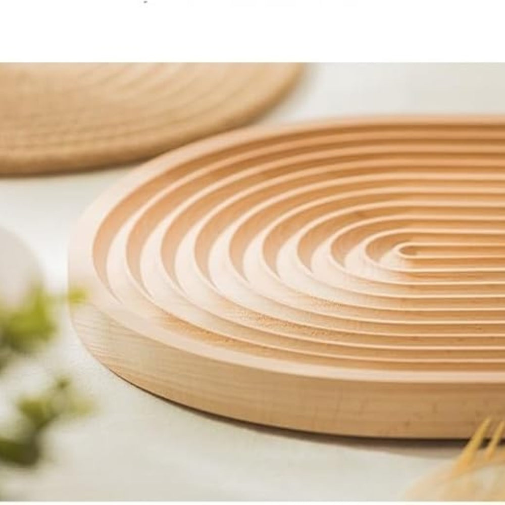 Nordic Ripple Wooden Tray — product close-up