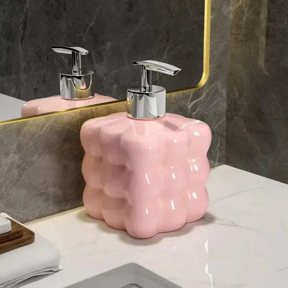 Puff Bubble Ceramic Soap Dispenser — product close-up