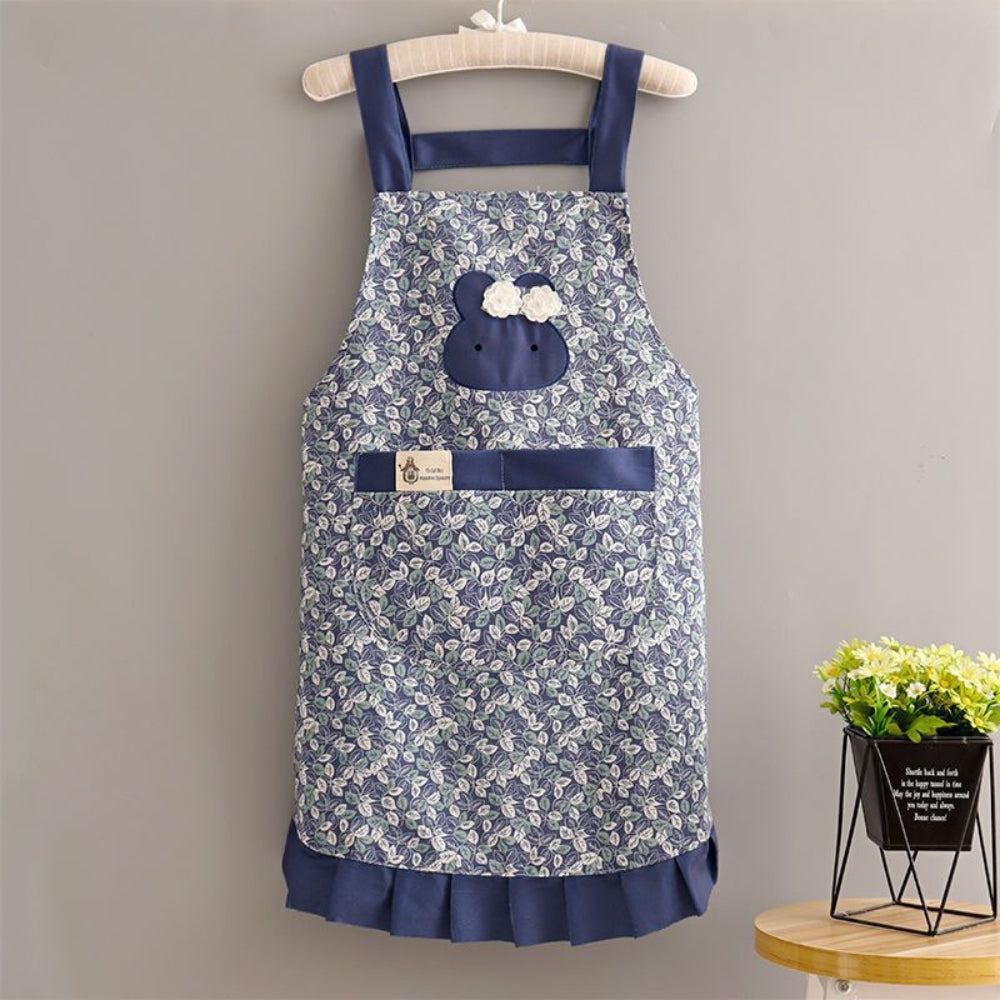 Petal Bunny Household Apron — product in use