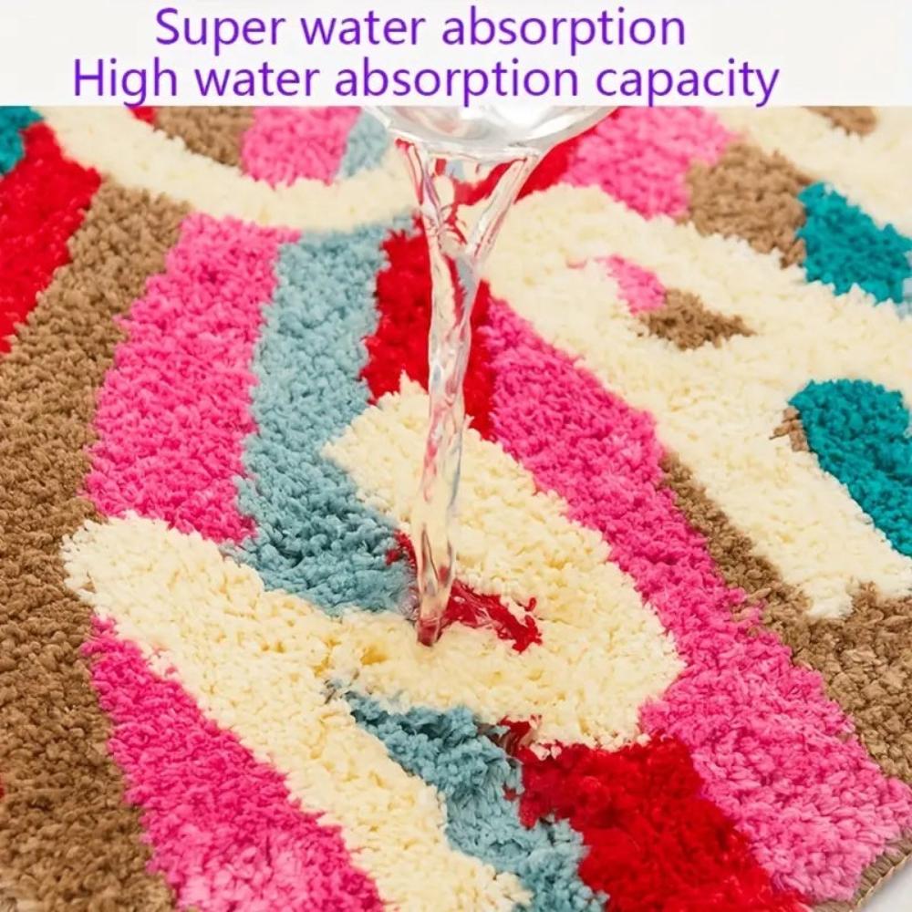 Ultra-Soft "GET NAKED" Bath Mat — product in use