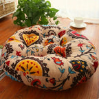 Round Boho Cushion Versatile Seating — main product photo