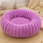 Purrfectly Plush Round Pet Bed — additional view