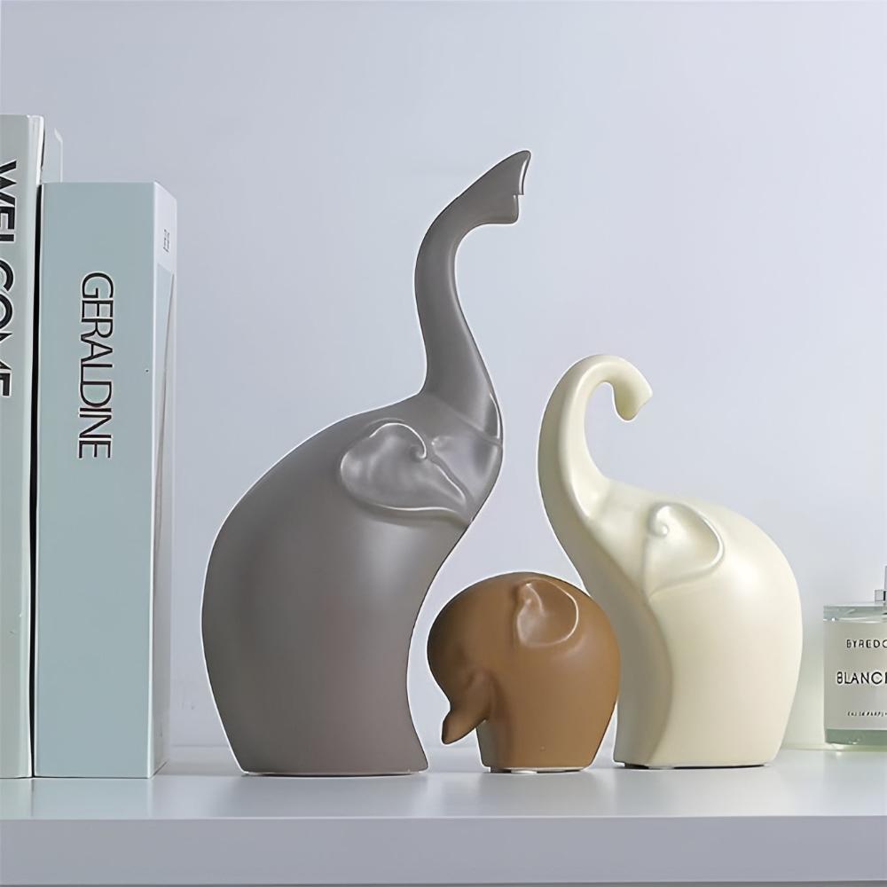 Modern Grace Elephant Sculptures — main product photo