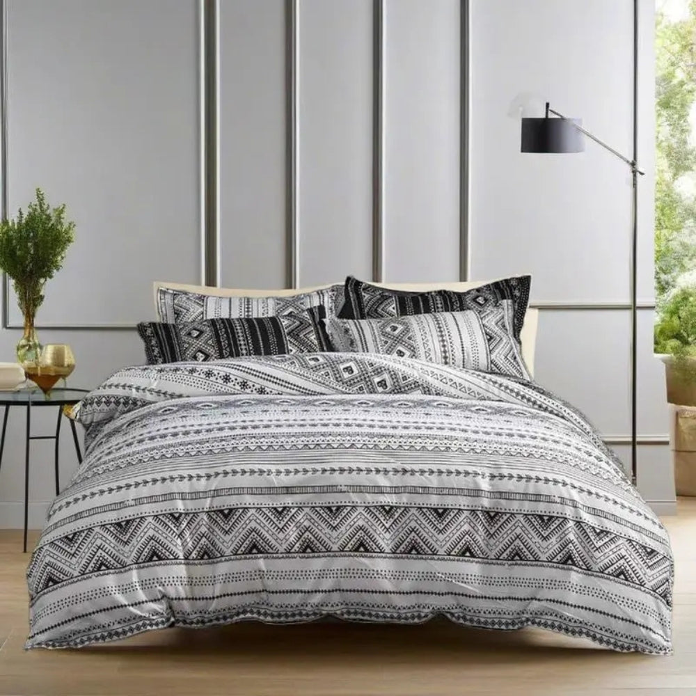 Avenzo Modern Boho Style Bedding Set — alternate angle view