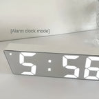 Digital LED Mirror Alarm Clock — product close-up