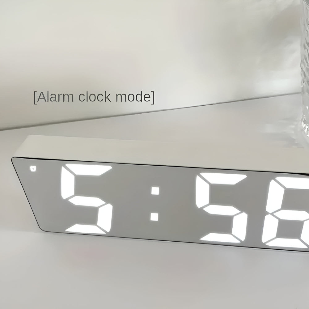 Digital LED Mirror Alarm Clock — product close-up