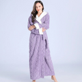 Plush Long Hooded Robe — product detail view