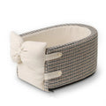 Houndstooth Travel Pet Car Seat — alternate angle view