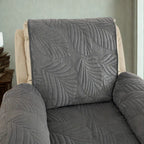 Verdant Leaf Pattern Recliner Cover — lifestyle shot