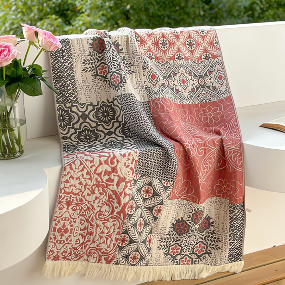 Midnight Swirls Cotton Towel — product feature detail