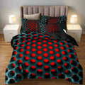 Cosmic Vortex | 3pcs Quilt Cover Set — alternate angle view