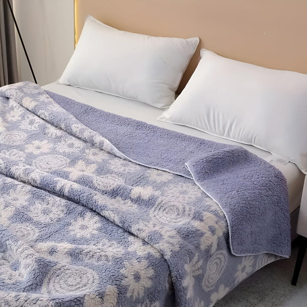 Lavender Bloom Cosy Blanket — product detail view