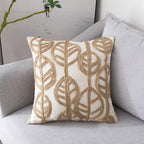 Leaf Embroidery Cushion Cover — main product photo