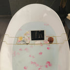 Adjustable Stainless Steel Bathtub Caddy Tray — main product photo