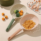 Heat-Resistant Plastic Colander Strainer — product detail view