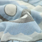 Breathable Cotton Geometric Design Blanket — additional view