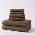 Cascade Supreme Cotton Towels | 6pcs Set — material texture close-up