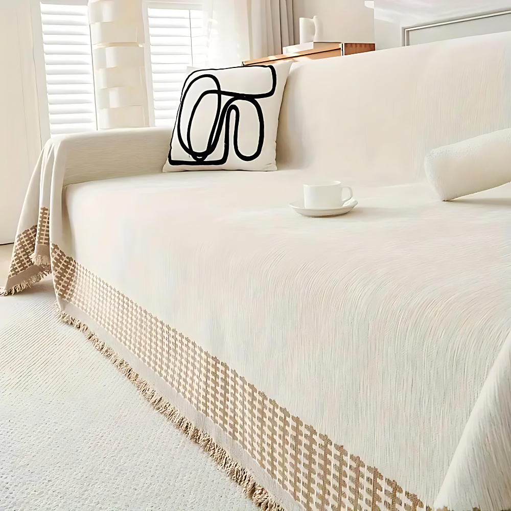 Serene Oasis Sofa Cover — product detail view