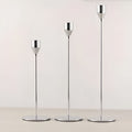 Sleek Metallic Candle Holders | 3 Pcs Set — product feature detail