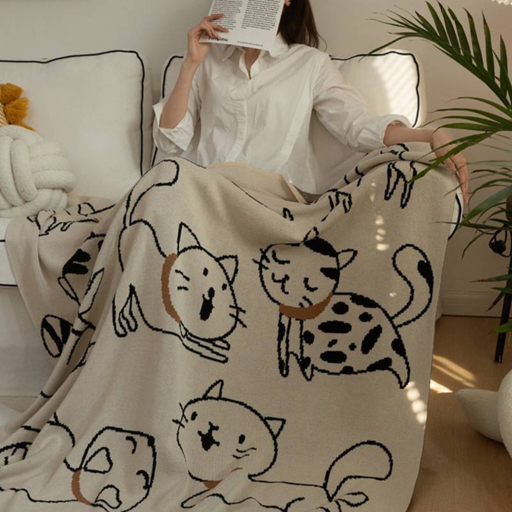 Purrsoft Cotton Nap Blanket — main product photo