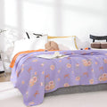 Bow-Knot and Rose Cotton Gauze Blanket — main product photo