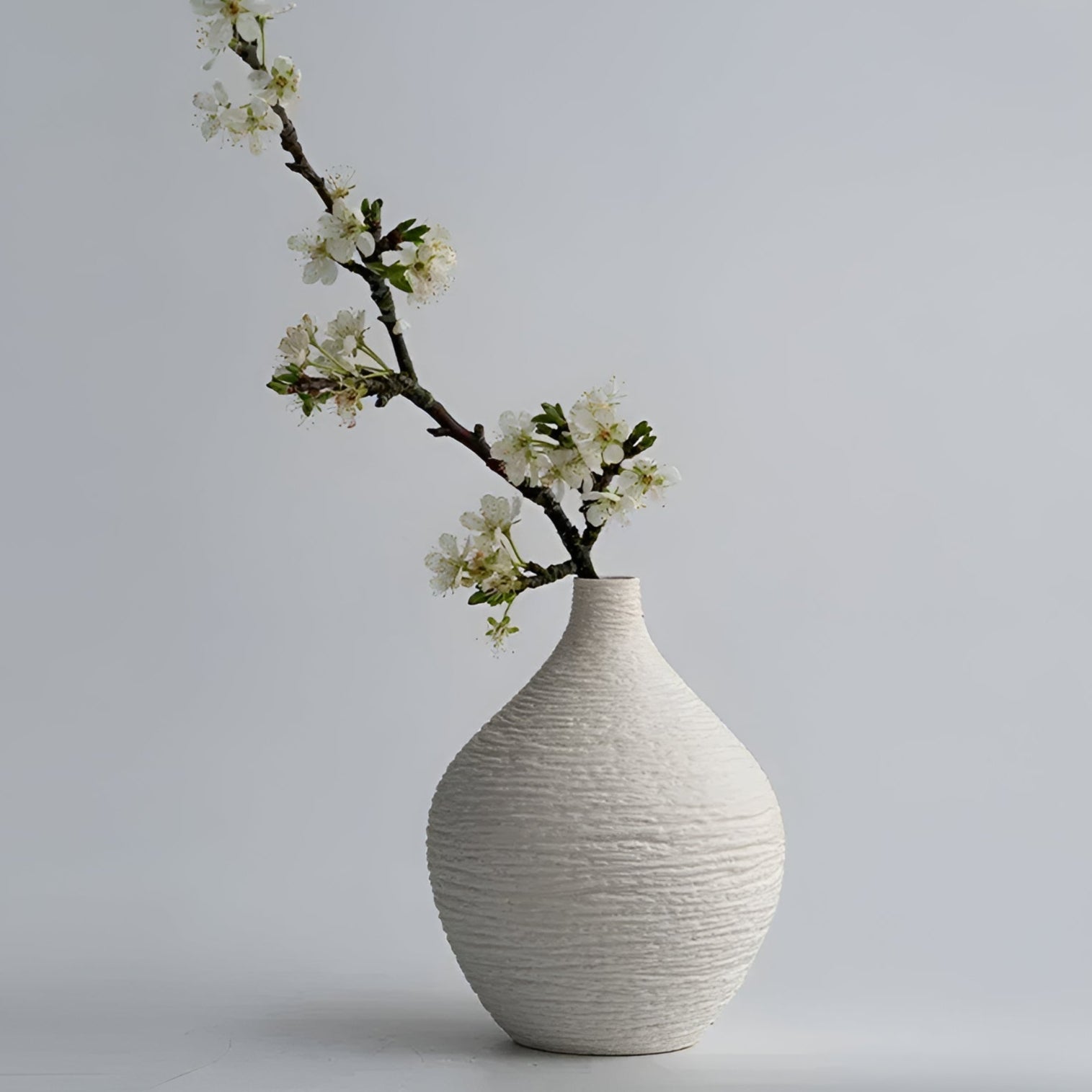 Earthline Ceramic Artisan Vase — product in use